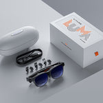 LinkMejor Luma XR Glasses with 146-Inch Virtual Display 1200p 4K Like Resolution 50° FOV USB-C Myopia Adjustment -6D Spatial Sound AR Glasses