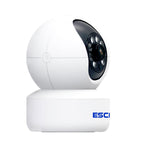 LinkMejor QF005 3MP WiFi IP Camera 2.4G Wireless PTZ Cam Dual Light Source Motion Detection Two-way Intercom Night Vision APP Alarm Push Support Memory Card Home Security Monitoring Camera