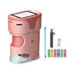 Handheld Portable Digital Microscope with Tripod 1000X Magnification HD Digital Microscope with 32G Memory Card for Kids STEM Educational Toy