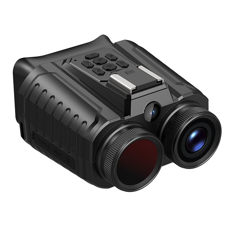NV109 2MP Dual-lens Night Vision Goggles 2.7K HD 28X Zoom Infrared Night Vision WiFi 3600mAh Battery for Wildlife Observation Outdoor Adventures