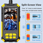 P50 1080P 8mm Dual Camera Piping Borescope Camera 4.5In IPS LCD Digital Inspection Camera With 6 LED for Car Sewer