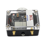 FM Signal Amplifier Adjustable 30dB Gain Low Noise 50-138MHz Dual Power Compatible with Passive Antenna Global FM Frequency Reception