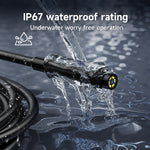 Industrial Endoscope ES01 4.3 Inch Screen 5M 1080P HD IP67 Waterproof Video Inspection Camera Cable Rechargeable Battery