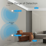 LinkMejor Tuya ZigBe Smart Wireless Smoke Detector Fire 85dB Sound Alarm Siren Sensor Smart Safety Protection Home Kitchen Fire App Alert