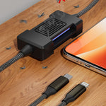 3 in 1 Fast Charging Cable 100W USB-C to USB-C Hand Warmer Mosquito Repellent Portable Heater Insect Repellent Device Quick Charge Cord for iPhone 17 17Pro 16 Pro Max 15 for Huawei Mate XTs for OPPO for VIVO