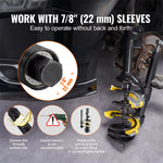 Strut Spring Compressor Set Macpherson Strut Spring Compressor Kit Interchangeable Fork Strut Coil Extractor Remover Tool with Protective Sleeve