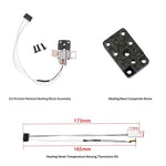Quick Swap Hotend Heating Assembly Kit for Bambu Lab A1 A1 Mini 3D Printer 24V 48W Ceramic Heater Thermistor Synthetic Stone Hotend Replacement