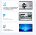 LinkMejor YH-D110-B 7 inch 2Din 360° Camera Android 12.0 Car Stereo Radio MP5 Player 2.5D IPS Screen 8 Core GPS DSP WIFI BT5.0