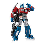 LinkMejor JJ9022 2in1 Transformer Robot Mecha Series Building Blocks Commander Truck Deformation Action Robot Puzzle Toys For Adult Gifts