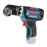 LinkMejor 12V-15 FC for Bosch Professional Cordless Drill 12V Lithium Ion Battery Compact Design 30Nm Torque 5-in-1 Multi Functional Tool LED Worklight Wood Steel Drilling Versatility