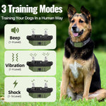 PC30 Electric Dog Training Collar Remote Control Pet Anti Bark IP67 Waterproof Rechargeable Beep Shock Vibration Mode 3140000ft² Range Type-C Charging Remote Pet Controller