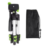 Huepar TPD05A Adjustable Tripod for Laser Level Camera 19.7-Inch Lightweight Aluminum Stand with 3-Way Pan Head 1/4"-20 Mount