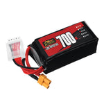 LinkMejor 4S 14.8V 700mAh 75C 10.36Wh LiPo Battery XT30 Plug for RC Drone FPV Racing