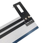 Fonson Aluminum Alloy Mini Track Saw Square Woodworking Guide Rail Square 90 Degree Right Angle Guide Plate