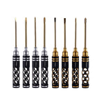 4pcs Yunzhong Screwdriver Set 4.0mm 5.0mm Phillips Screwdriver Slotted Screwdriver for RC Airplane Drone Aircraft Models Maintenance Tool