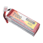 LinkMejor Power 18.5V 7000mAh 65C 5S LiPo Battery T Plug for RC Car