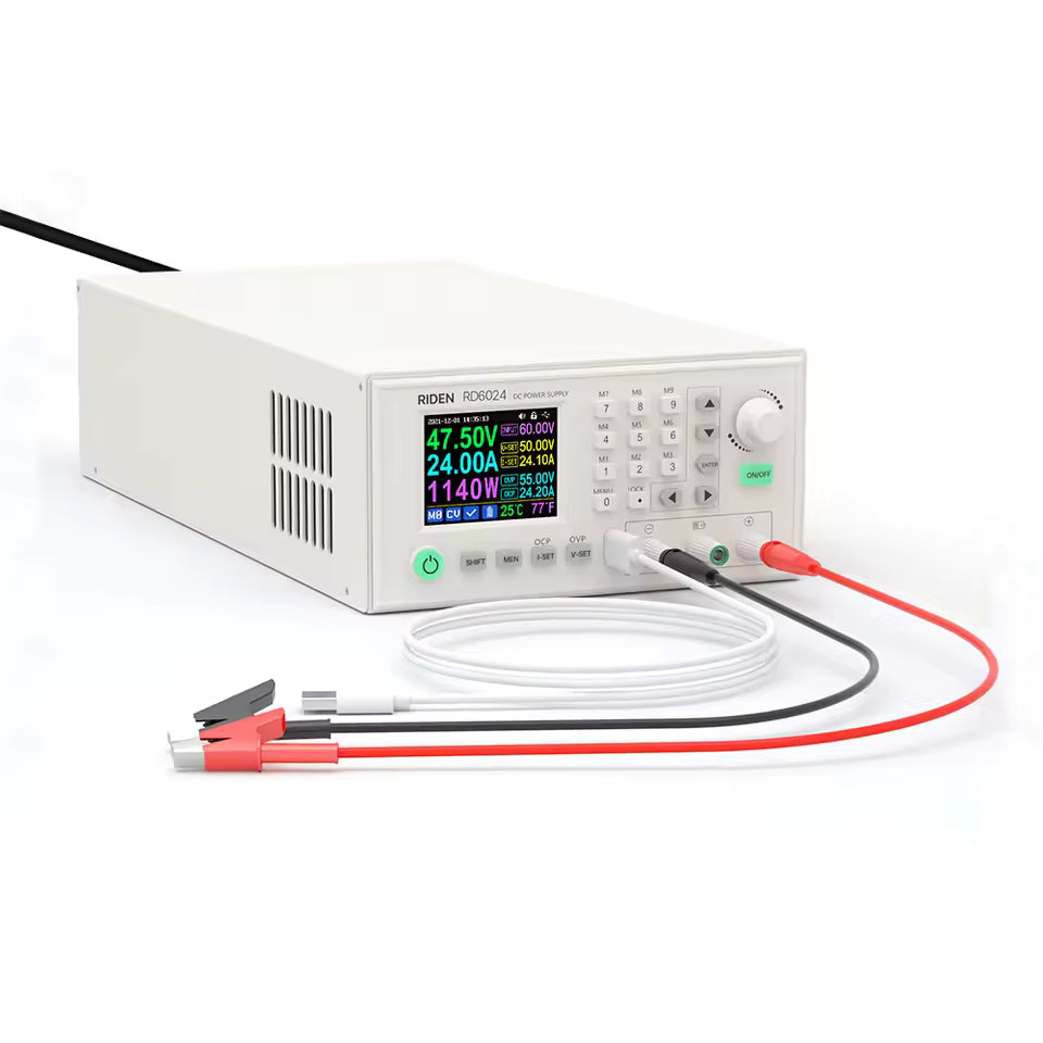 LinkMejor RD RD6024 1440W Completed Set 60V 24A Digital Control Stabilized AC to DC Adjustable Voltage Lab Bench Power Supply