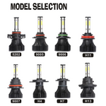 H1 / H3 / H4 / H7 / 9005 / 9006 Pair Car LED Headlight 6500K White 12V 16000LM/Set Car Headl Lamps IP67 Waterproof Level