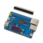 LinkMejor Remote Control for PCs Server Maintenance Development Board Raspberry Pi KVM Server Board Quad Core ARM Cortex A53 with OLED Display