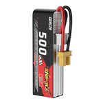 LinkMejor Storm 7.4V 500mAh 95C 2S LiPo Battery for Freestyle Racing Quadcopter Helicopter Drone