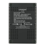 LiitoKala Lii-600 LCD Display Battery Charger For Li-ion 3.7V and NiMH 1.2V Battery Suitable for 18650 26650 21700 26700 AA AAA 12V5A  Battery Smart Charger