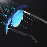 SG-13 Pro Smart Audio Glasses Air Conduction Technology Glasses with Voice Assistant Touch Control UV Protection 360° Surround Sound Hands Free Call Smart Sunglasses