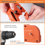 Electric Drill Bit Sharpener Multipurpose Drill Bit Grinding Sharpener for All Bits Drill Grinder Grinding Tool for High Speed Steel Masonry Carbide Cobalt & Tin Coated Bits