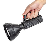 A08 Long Shoot Strong OSL Spotlight with 18650 Li-ion Battery USB Rechargeable＆Power Display LED Handheld Flashlight Home Tools