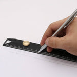 LinkMejor HD26 260mm Dual-purpose Ruler Alluminum Alloy Scriber Measuring the outer diameter of objects within a range of 150mm