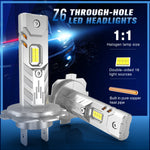 Z6 LED Headlight Bulbs 2200LM 6500K Cool White CSP Mini All-in-One Car Headlamp Conversion Kit