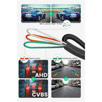 LinkMejor AHD 720P / 1080P Car Rear Camera 170° Wide-Angle Lens Reverse Image High Definition Wide Angle Night Vision Rear View Waterproof