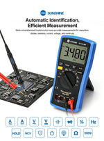 LinkMejor DT-17N Auto Range Digital Multimeter True RMS 5999 Counts High-Precision Instrument Tester for Repair Tools
