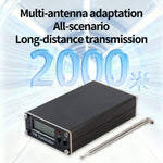 0.5W Digital Stereo FM Transmitter 76-108MHz LCD Display Type-C 3.5mm Audio Broadband Adjustable Long Distance Transmission
