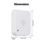 MOES Tuya ZigBee3.0 Smart Human Presence Sensor Motion Motionless Detection Light Luminance Sensor Wired Design App Notification 5.8G Radar Sensor