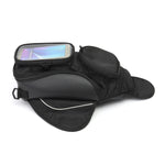 Motorcycle Oil Fuel Tank Bag Magnetic Saddle Bag with Bigger Phone Window 36x48.5cm