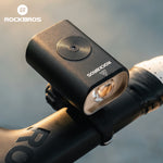 LinkMejor Overhang Cycling Headlight with Remote Control,  1000LM Brightness, Type-C Charging, Smart Touchscreen Switch, Safety for Night Cycling