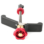 LinkMejor 1pc Woodworking MFT Bench Dog Hold-Down Clamp Quick Adjustable Desktop Presser Plate Duty Horizontal Holding Fixture Workbench Thickness Under 80mm