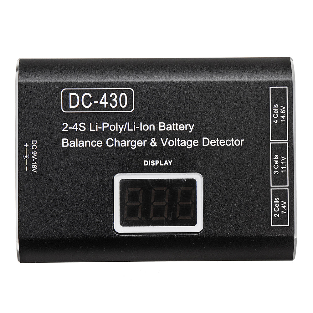 HTIRC DC-430 2-4S 3000mAh Lipo Battery Balance Charger Discharger with Display
