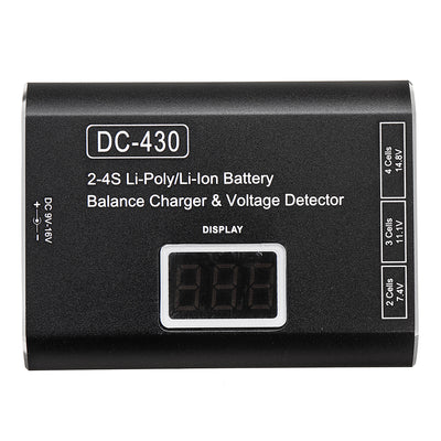 HTIRC DC-430 2-4S 3000mAh Lipo Battery Balance Charger Discharger with Display