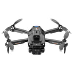 LinkMejor G101 WiFi FPV with 4.5inch LCD Screen Controller HD Dual Camera Servo Gimbal 360° Obstacle Avoidance Optical Flow Positioning Brushless Foldable RC Drone Quadcopter RTF