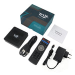 [2+32G] Ugoos TOX5 Lite TV Box Amlogic S905X5M Quad-core Android 14.0 Dual WiFi bluetooth-compatible Gigabit LAN AV1 HDR Streaming Media Player Smart Home Set Top Box with LED Display