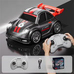 YLRC C6 Mini RC Drift Car with Dual Mode LED Lights Sound Optional HD Camera Screen Remote Control Smart Induction Following Children's Toys Gift Desktop Vehicles Models