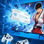 [128G] X10 Pro 10000+ Games TV Game Console 4K UHD Support HD Output 51 Emulators Plug and Play Retro TV Game Stick with 2 Wireless Controllers