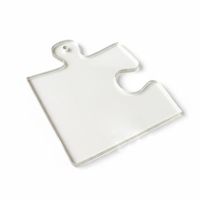 Crystal Puzzle Router Template Large Clear Acrylic 12.7cm Side Length DIY Craft Tool for Mats Serving Boards