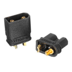 LinkMejor XT30U Plug 2mm Black Female Male Banana Plug Connector