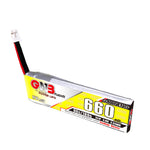 6PCS LinkMejor GNB LiHV 1S 3.8V 660mAh 90C LiPo Battery PH2.0 Plug for Happymodel Crux3 EMAX Tinyhawk III Mobula7 75mm Indoor Whoop FPV Racing Drone