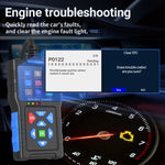 JDiag T300 OBD2 Scanner 2.8 Inch TFT Screen OBDII Multi-function Vehicles Automatic Vehicle Year Recognition Data Stream Recording