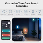 Tuya Zigbe Smart Wireless Button Scene Switch Wireless Remote Control for Smart Life Create 3 Scenes Perfect for Bedroom Kitchen