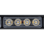 12V 28" 54LED Car Roof Double Side Emergency Strobe Flash Light Lamp Bar White and Amber For Car Truck Boat