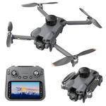 LinkMejor AE51 GPS 5G Repeater FPV with 4.3inch LCD Screen Controller 1080P HD Dual Camera Servo Gimbal 360° Obstacle Avoidance One-Key Airdrop Brushless 248g Foldable RC Drone Quadcopter RTF